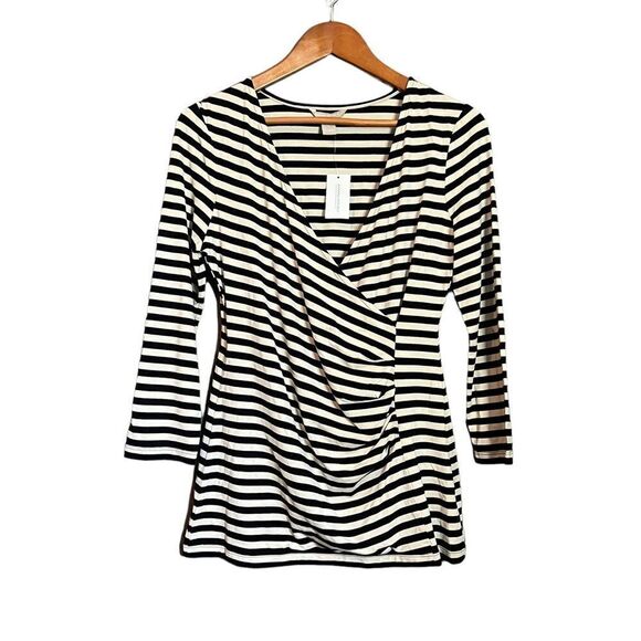 NWT! Banana republic v neck faux wrap top - Picture 1 of 8